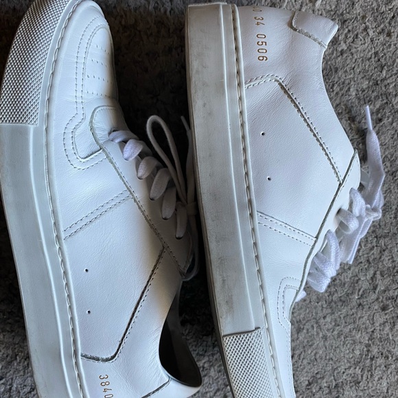 Common Projects BBall Low Bumpy Sneakers - Picture 3 of 6